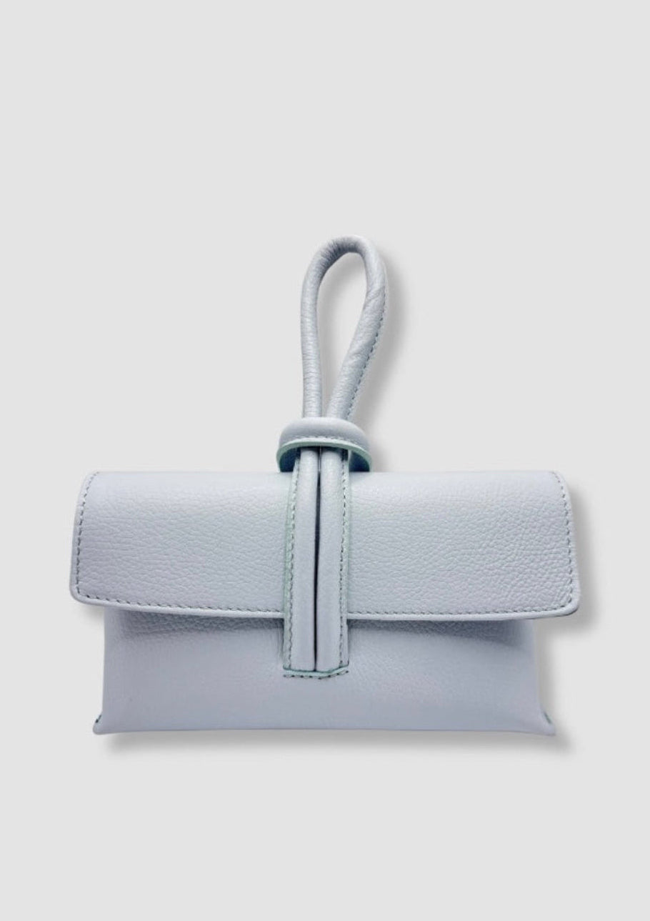 Fiona leather bag Light blue