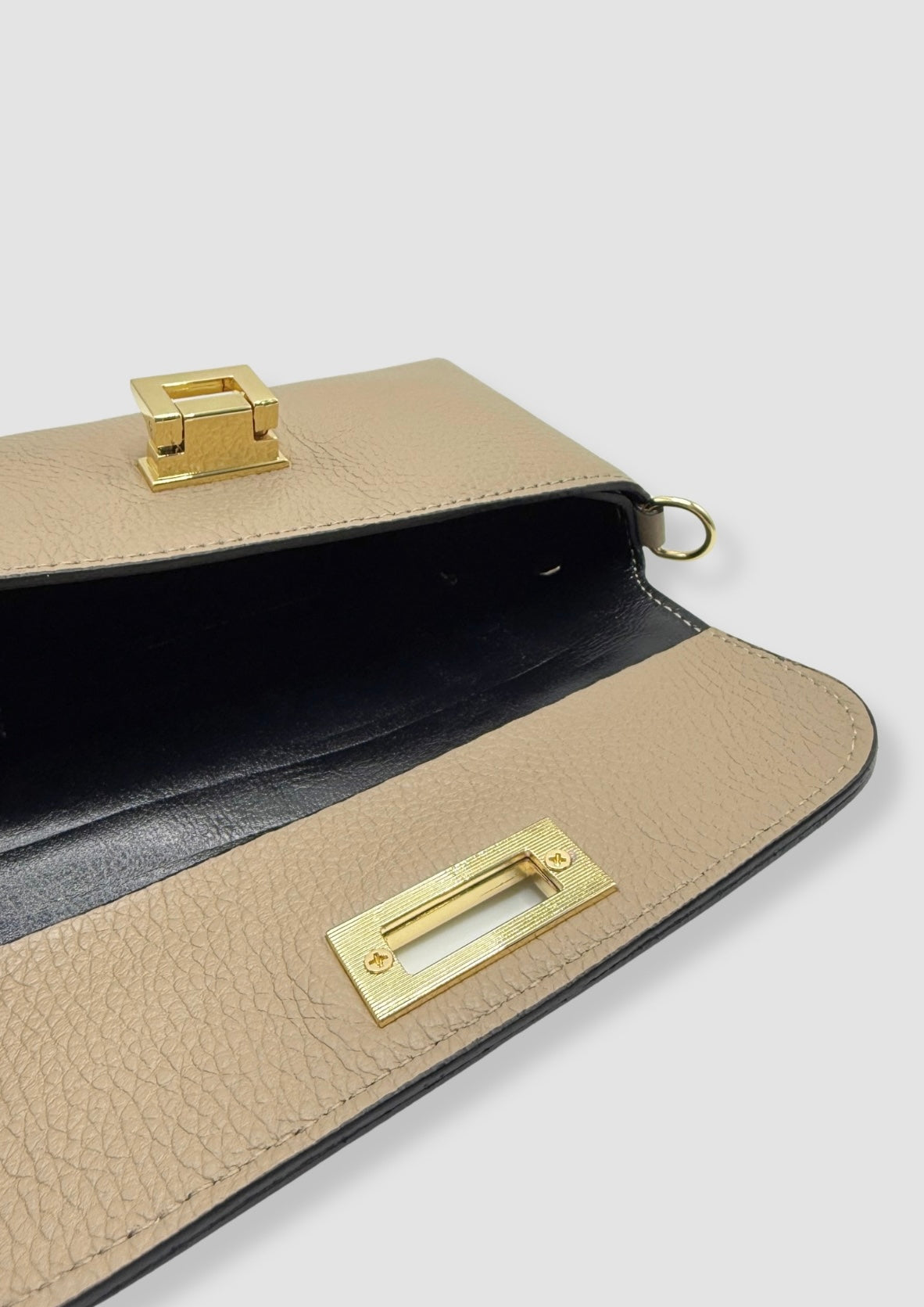 Evelyn leather bag Beige