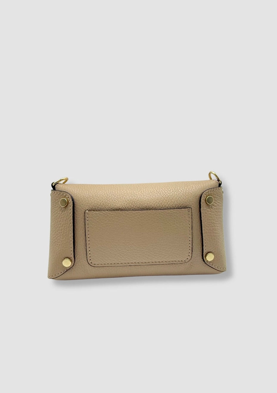 Evelyn leather bag Beige
