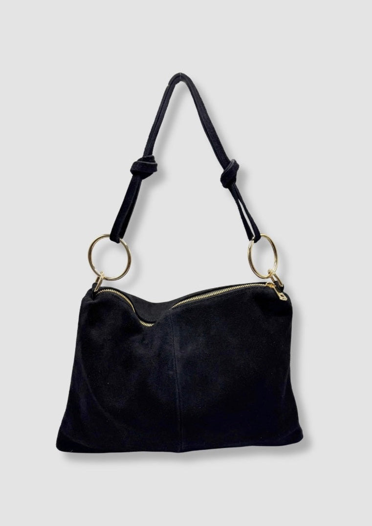 Adele suede bag Black