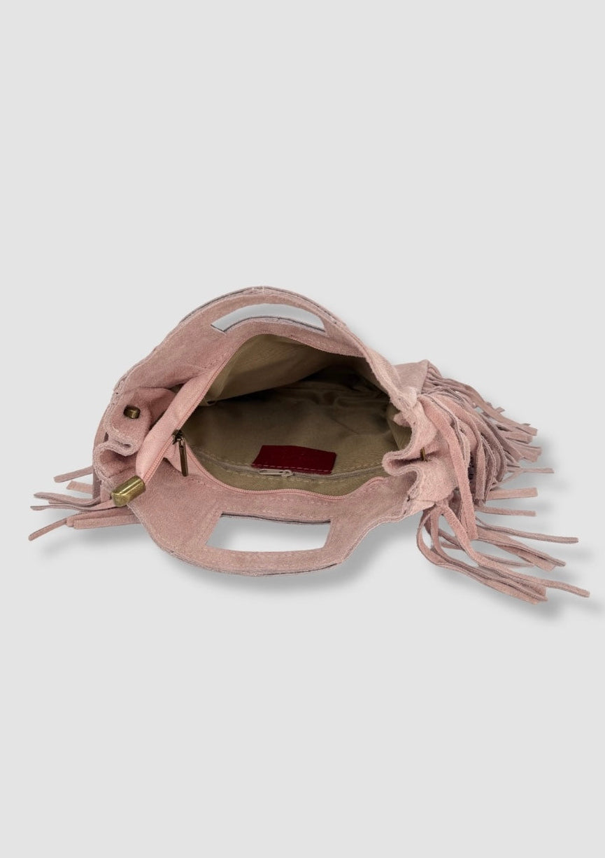 Chiara suede bag Light pink
