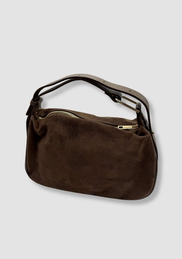 Mira suede bag Taupe