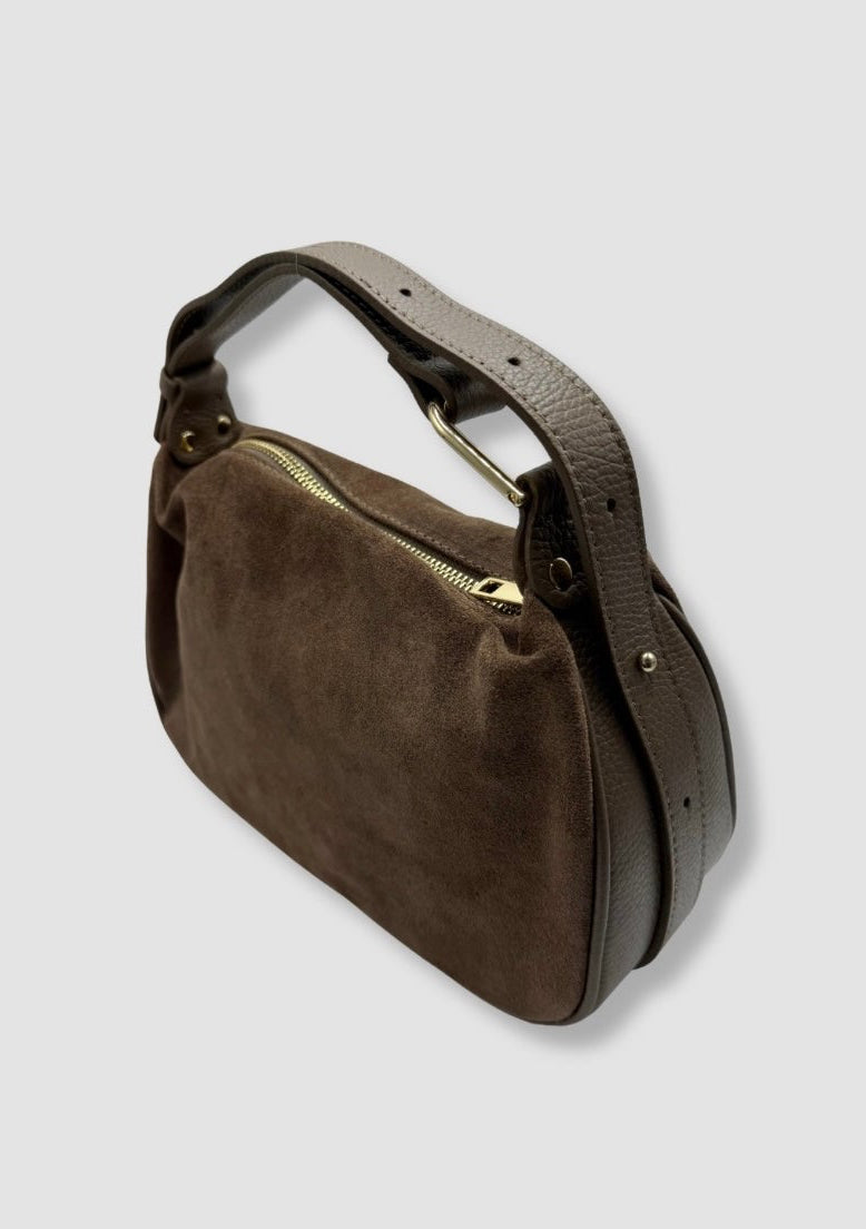 Mira suede bag Taupe