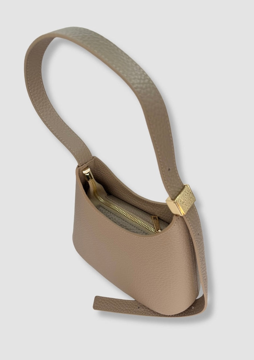 Adelina leather bag Beige