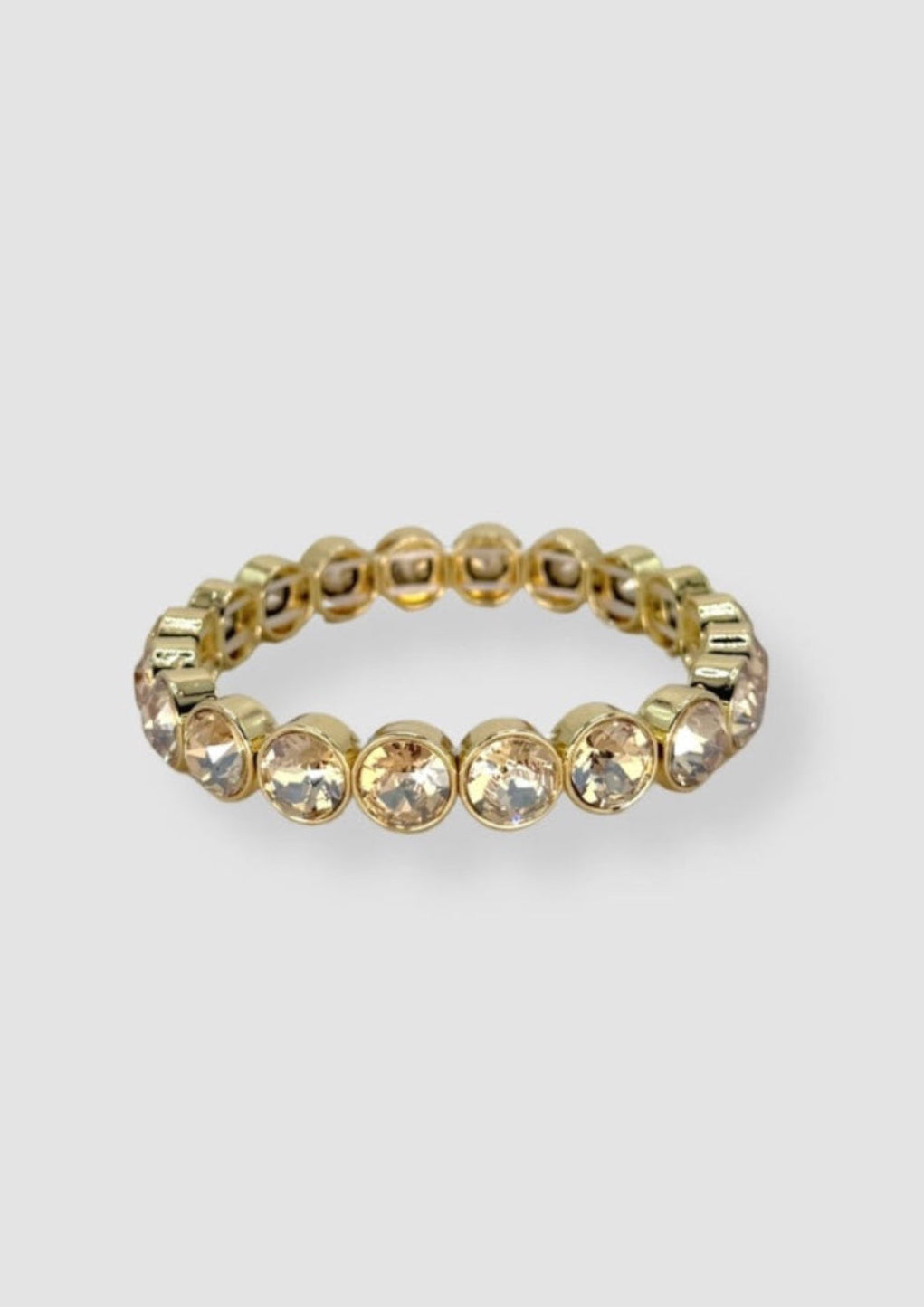 Luxurious stretch bracelet Clear