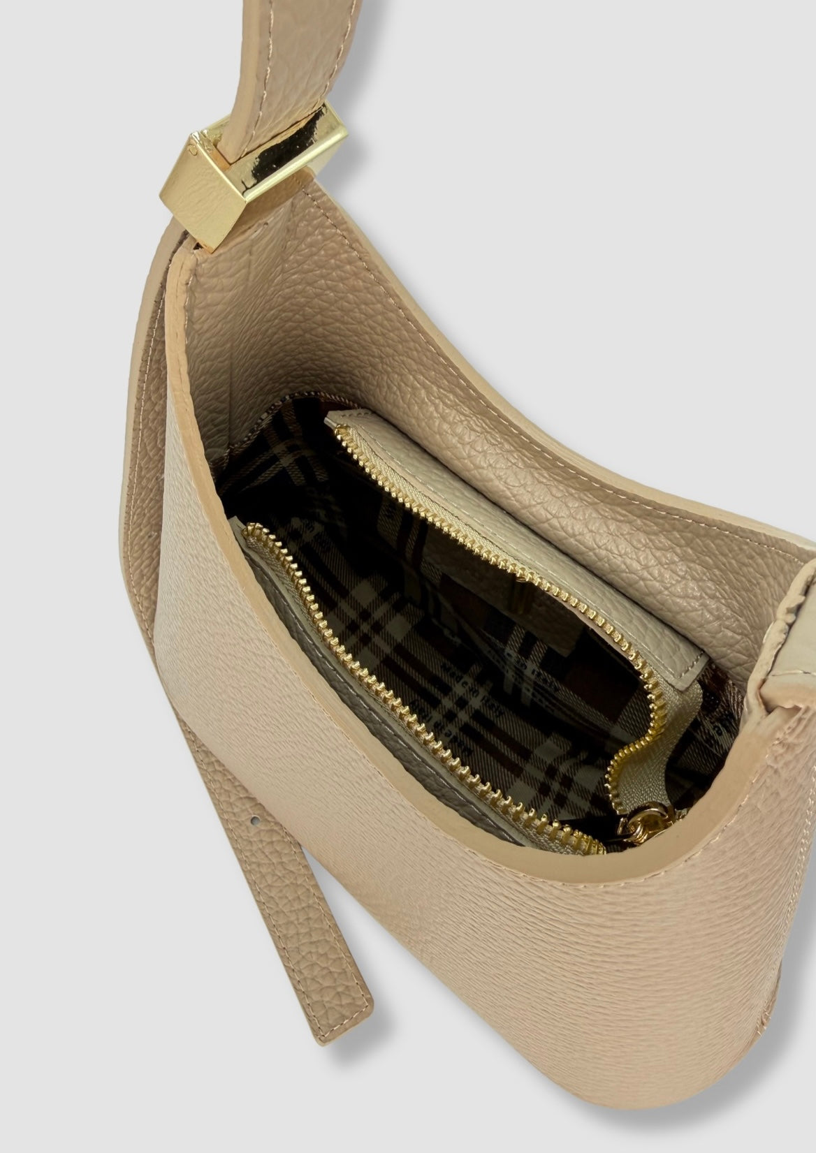 Adelina leather bag Beige