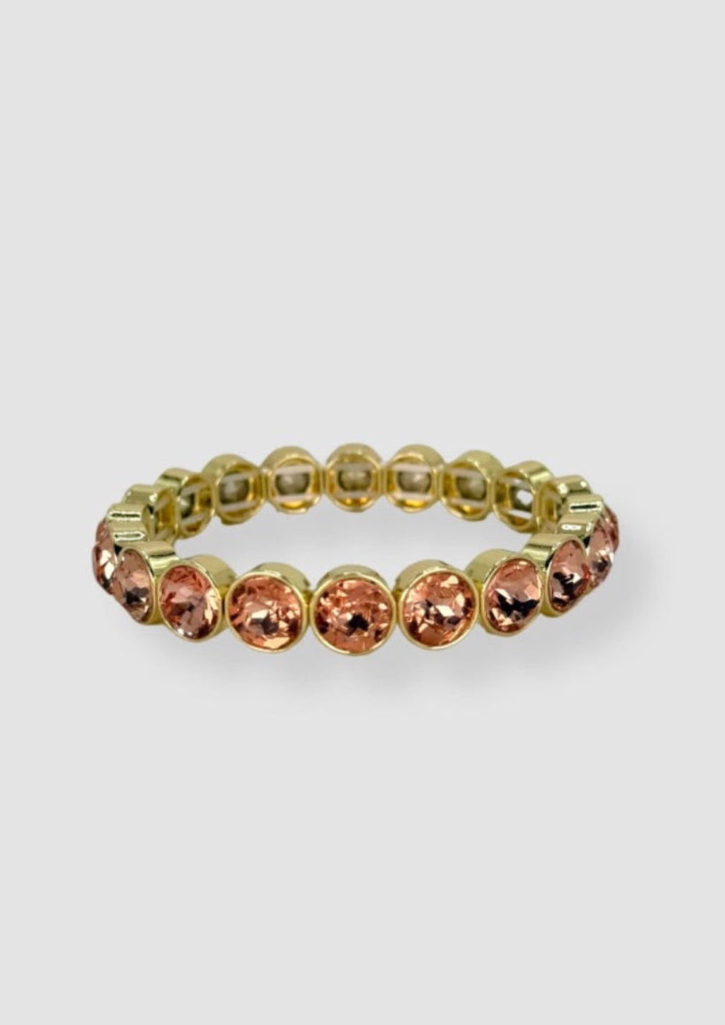 Luxurious stretch bracelet Pink