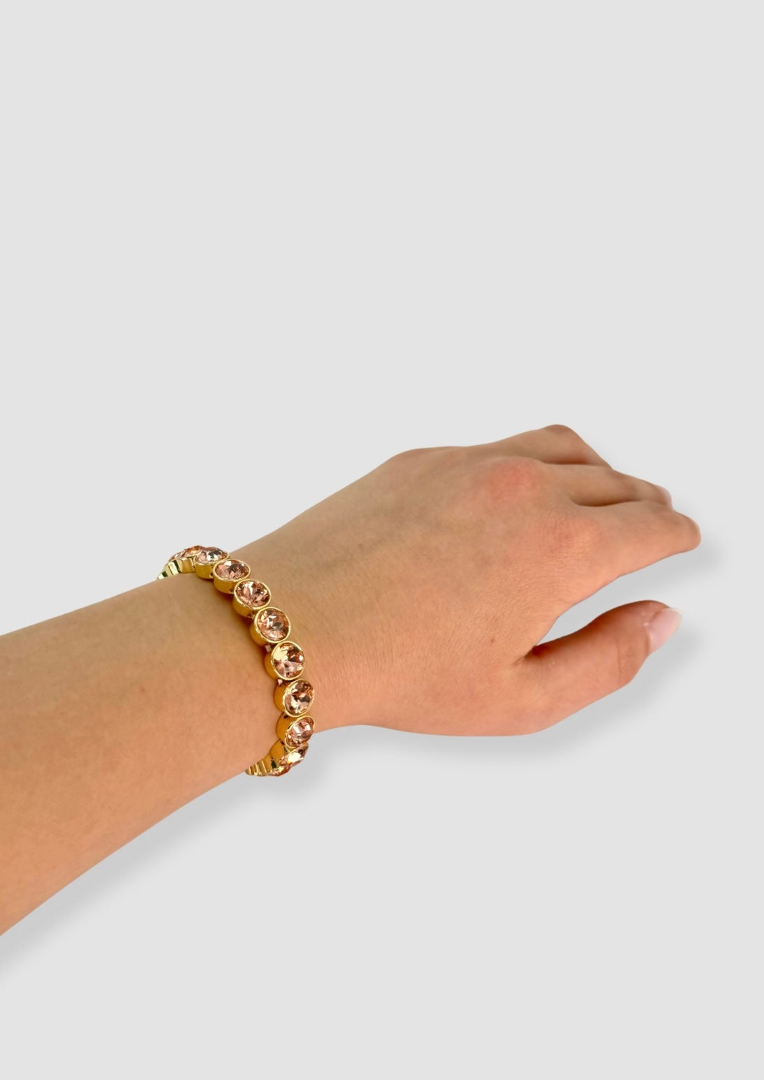 Luxurious stretch bracelet Pink