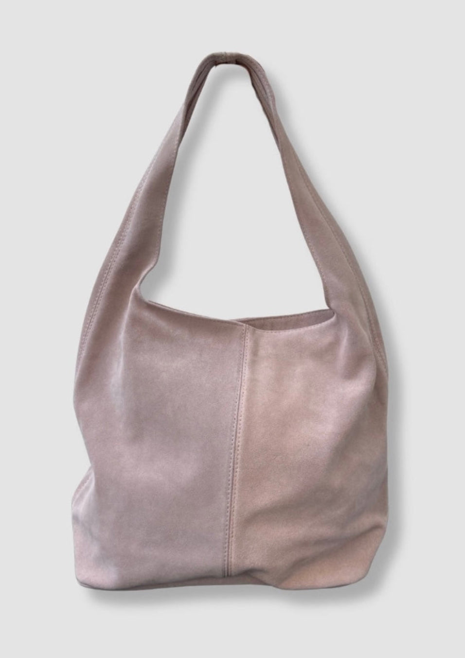 Elena suede totebag Light pink