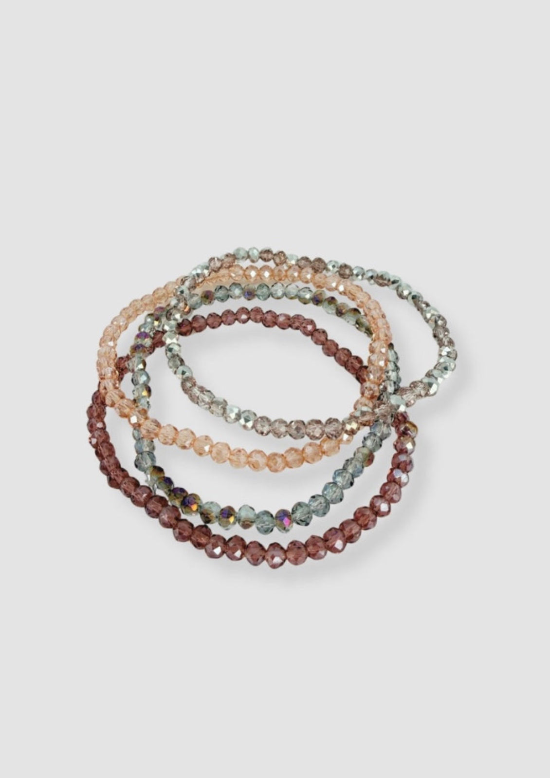 Mixed colours elastic bracelets Pink