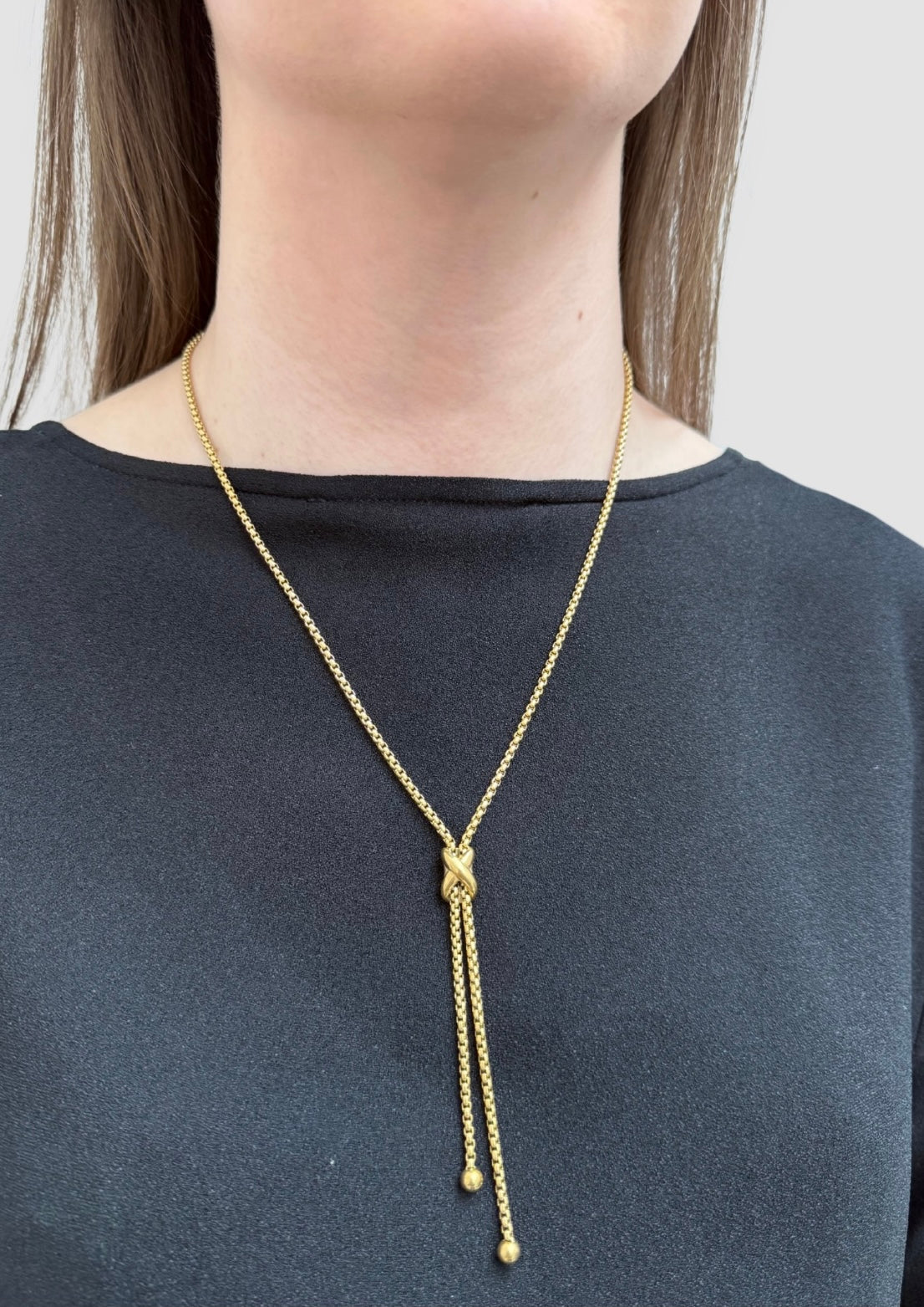 Cross necklace Gold